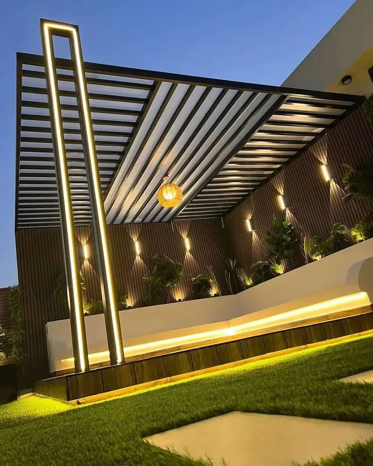 تركيب برجولات حدائق