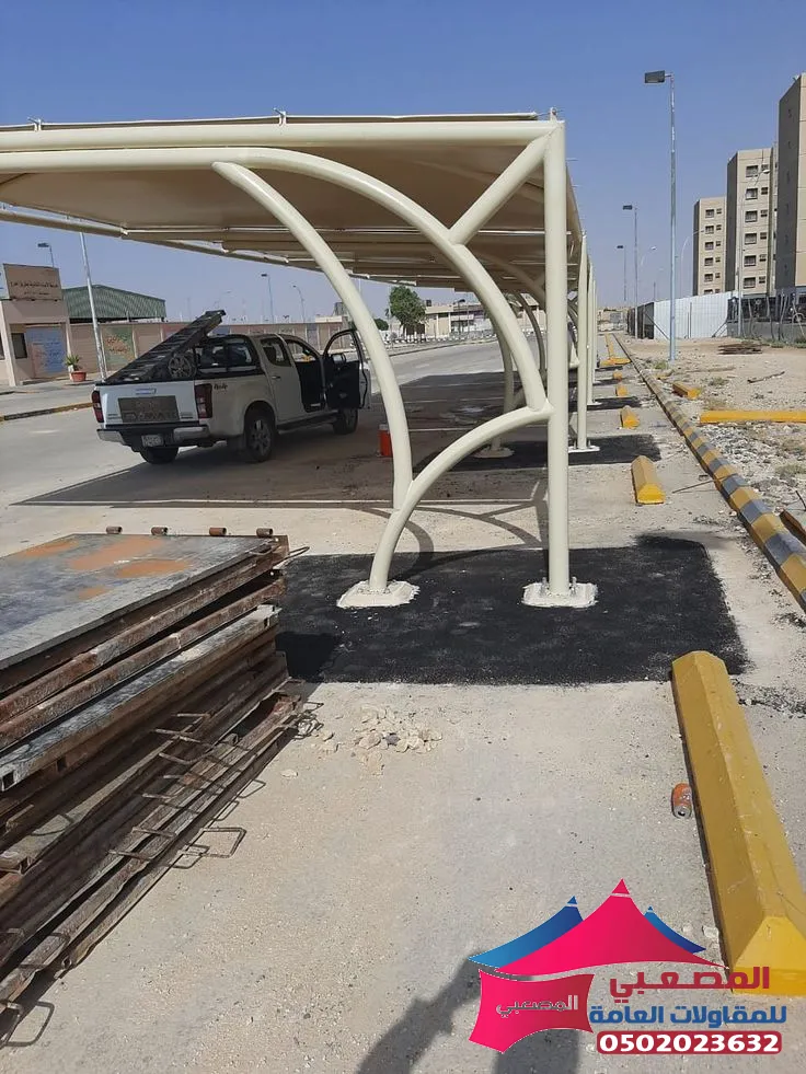 مظلات سيارات كابولي شكل فخم ورخيص