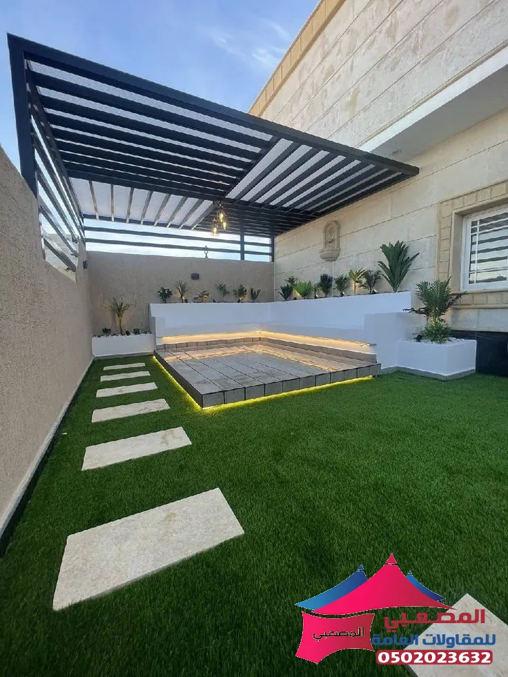 تركيب برجولات حدائق فخمة الرياض