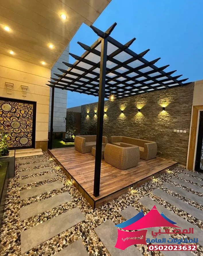 تركيب برجولات حدائق فخمة الرياض