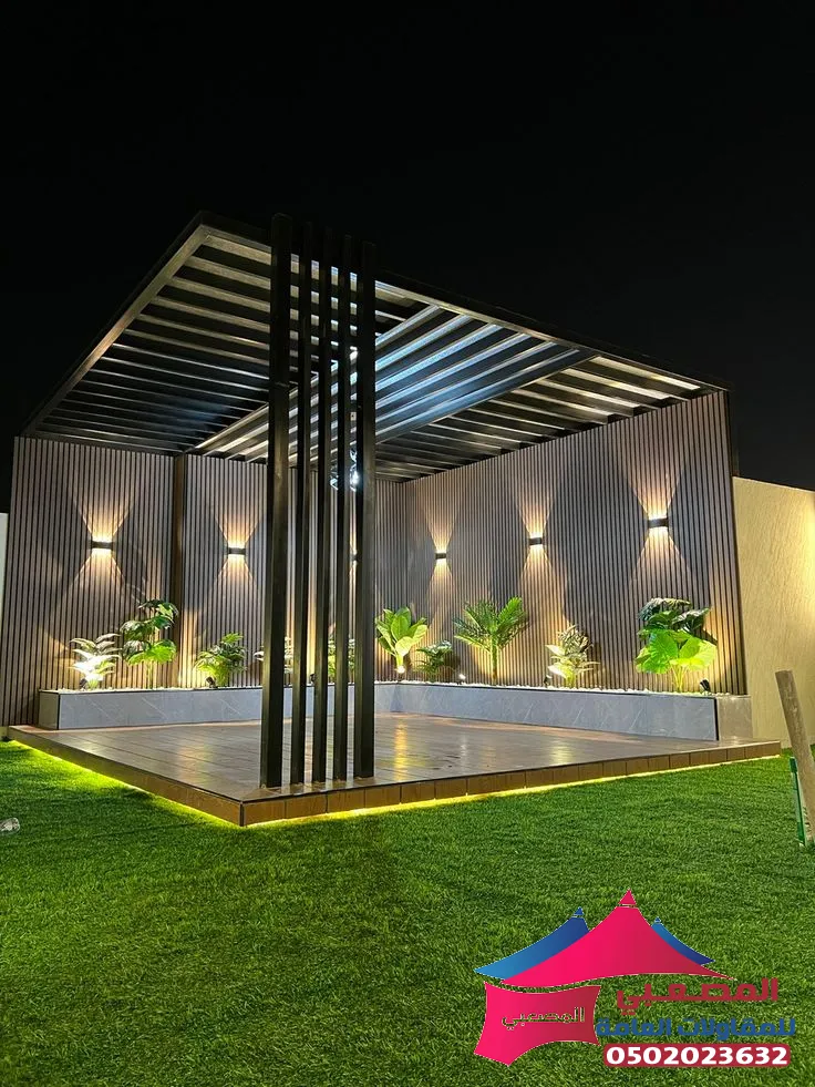 تركيب برجولات حدائق فخمة الرياض