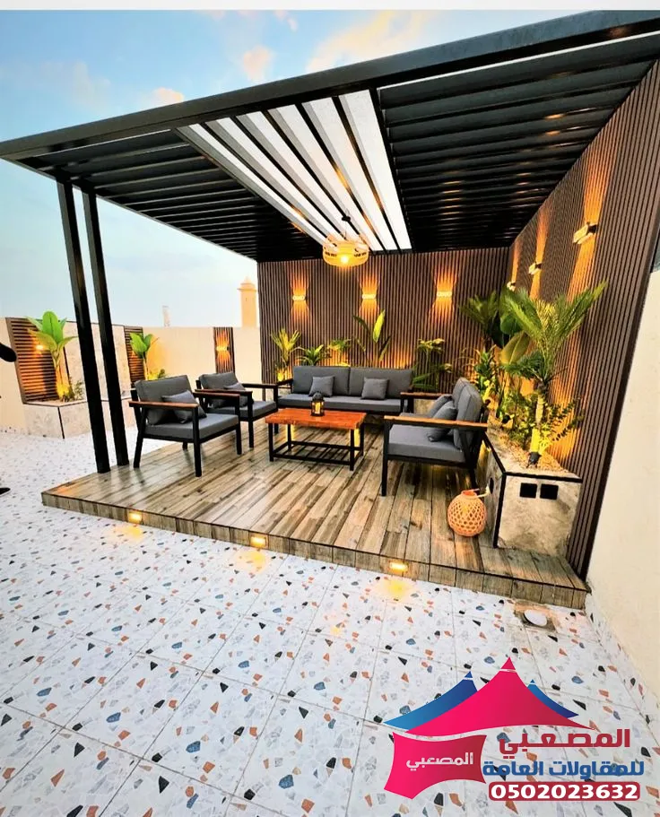 تركيب برجولات حدائق فخمة الرياض