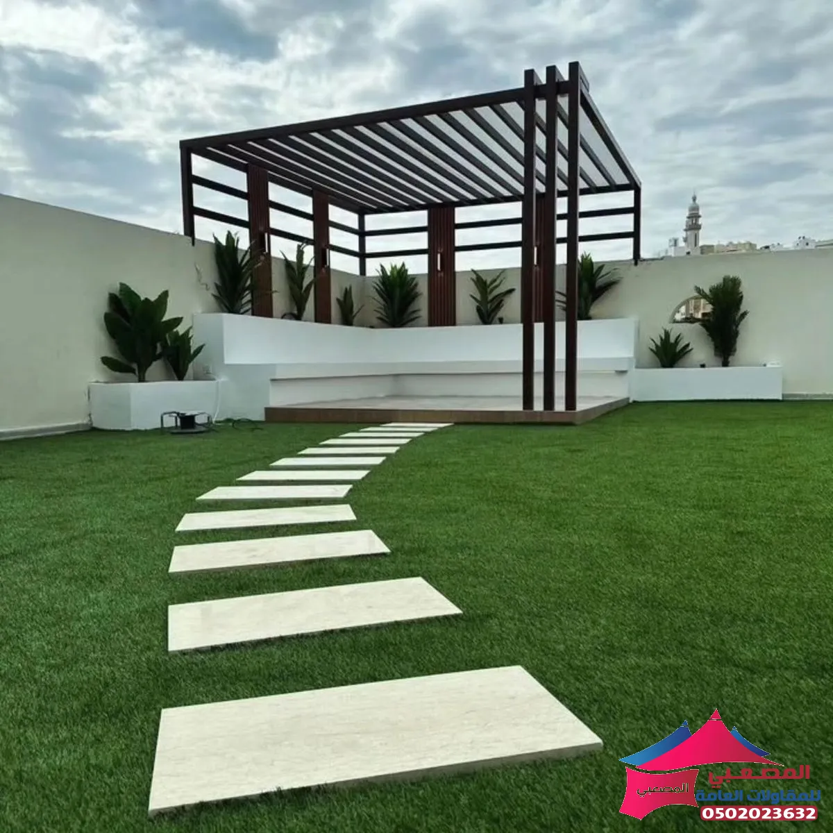 تركيب برجولات حدائق فخمة الرياض